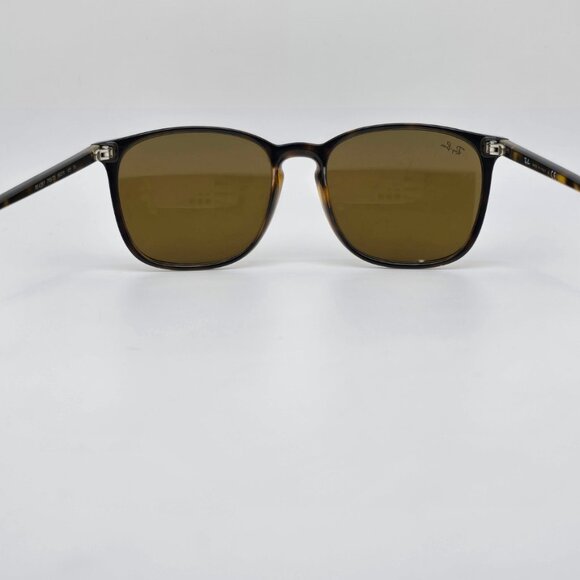 Ray-Ban RB4387 710/73 Polished Light Havana Frame B-15 Brown Lens Sunglasses - Picture 4 of 13